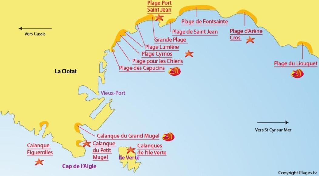 Chambre D'Hotes Le Secadou La Ciotat Kültér fotó